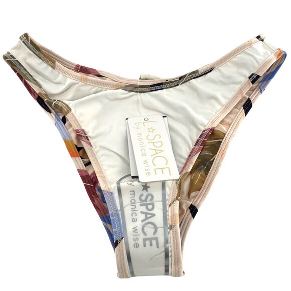 L*Space Eco Chic Econyl® Whiplash Bikini Bottom S - Picture 3 of 9